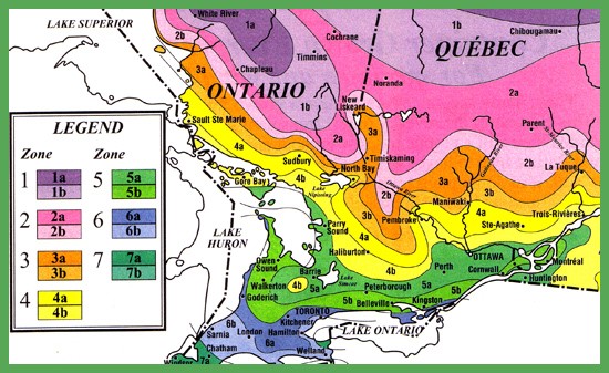 Southern Canadian Zones