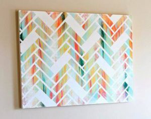 New Year Acrylic Painting